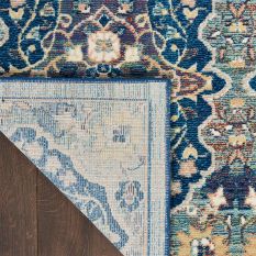 Ankara Global Hallway Runners ANR16 in Navy Multi