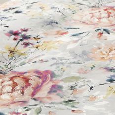 Eden Floral Bedding and Pillowcase in Grey