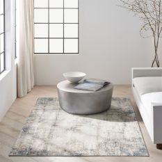 Calvin Klein Infinity Rugs CK022 IFN03 in Ivory Grey