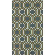 Selo Wallpaper 112149 by Harlequin in Ebony Gold Yellow