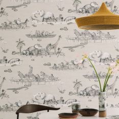 Zambezi Wallpaper 14062 by Cole & Son in Soot Stone