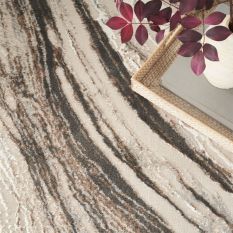 Sustainable Trend SUT05 Abstract Rugs by Nourison in Beige Grey