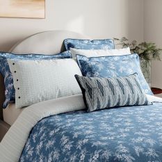 Zayda Cushion by Bedeck of Belfast in Midnight Blue