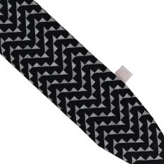 YuYu Japanese Cotton Hot Water Bottle in Chevron Black