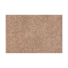 Multi Grip Washable Plain Doormat in Fawn Brown