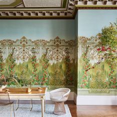 Tijou Gate Wallpaper 8017 by Cole & Son in Multi