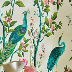 Florence Wallpaper 112891 by Harlequin in Fig Blossom Apple Peony