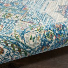 Ankara Global Vintage Rugs ANR17 by Nourison in Ivory Light Blue
