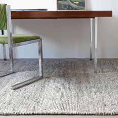 Katherine Carnaby CS07 Modern Designer Rugs in Grey Marl Stripe