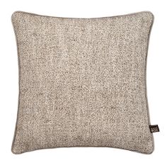 Leah Rustic Two Toned Cushion in Natural Brown