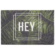 Josh Hey Botanical Leaf Washable Floor Mats in Green