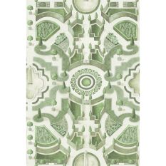 Topiary Wallpaper 2005 by Cole & Son in Leaf Green