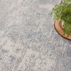 Nourison Exhale Abstract Rugs EXL01 in Light Grey