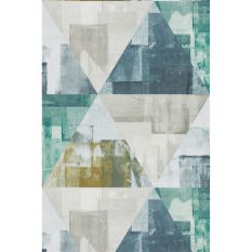 Geodesic Wallpaper 111700 by Harlequin in Emerald Linden Green