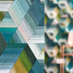 Arccos Wallpaper 111970 by Harlequin in Emerald Blush