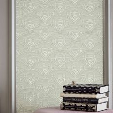 Feather Fan Wallpaper 10037 by Cole & Son in Old Olive Green
