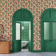 Bougainvillea Wallpaper 117 6016 by Cole & Son in Olive Green