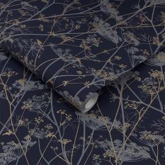 Wild Chervil Wallpaper 120399 by Clarissa Hulse in Blackberry Gold