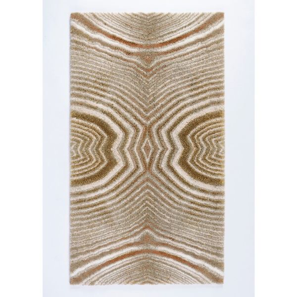 Danxia Illusion 800 Rugs in Gold by Designer Abyss & Habidecor