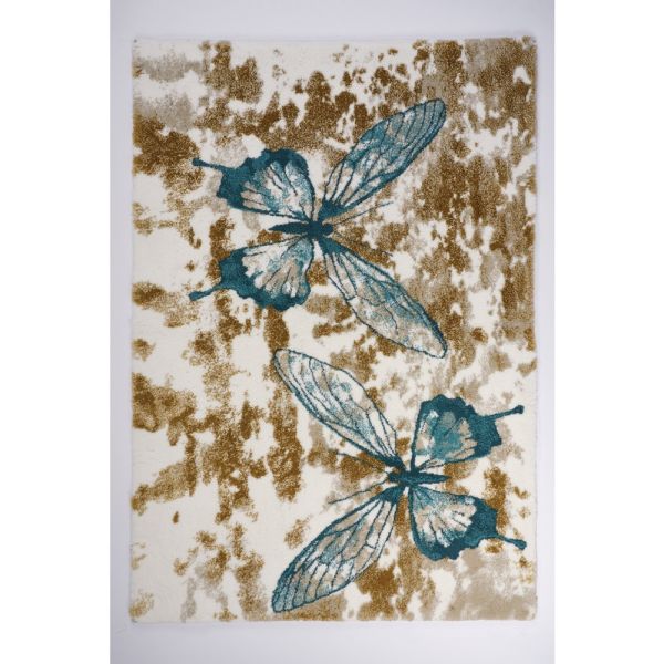 Meadow 800 Beautiful Bath Mat in Gold by Designer Abyss & Habidecor