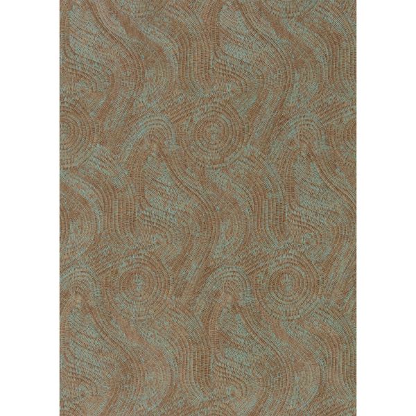 Hawksmoor Wallpaper 312598 by Zoffany in Oxidised Copper