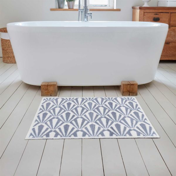 Bathroom Deco Mats in Blue by Turtlemat