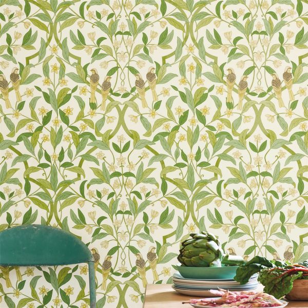 Jasmine & Serin Symphony Wallpaper 10031 by Cole & Son in White