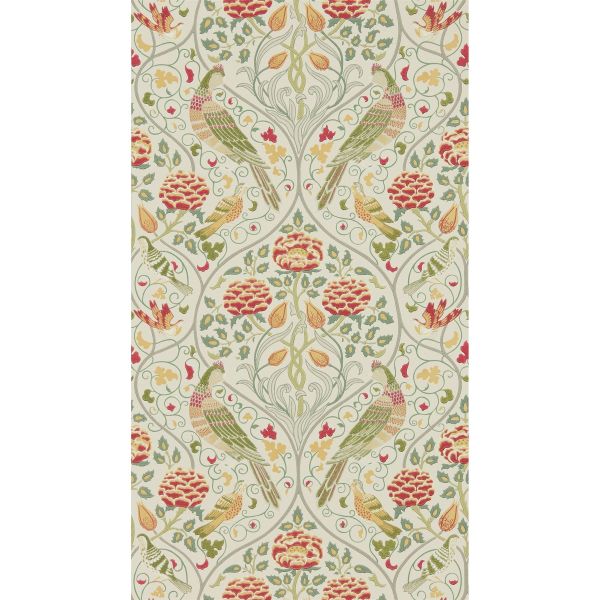 Seasons By May Wallpaper 216687 by Morris & Co in Linen White