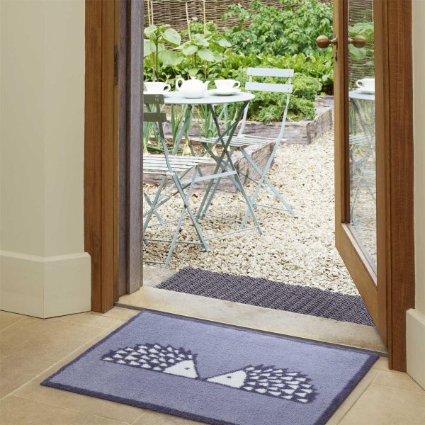Spike Kissing Scion Doormats in Slate grey by Turtlemat