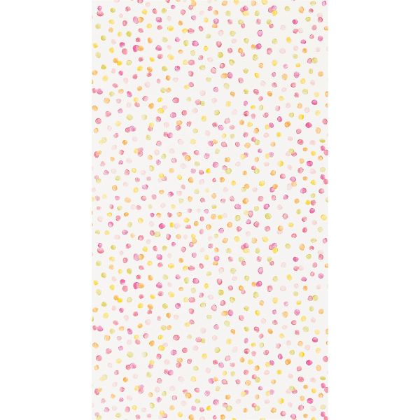 Lots Of Dots Wallpaper 111284 by Scion in Blancmange Raspberry Citrus