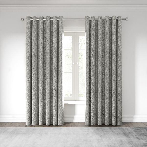 Nalu Hana Lined Curtains by Nicole Sherzinger in Silver Grey