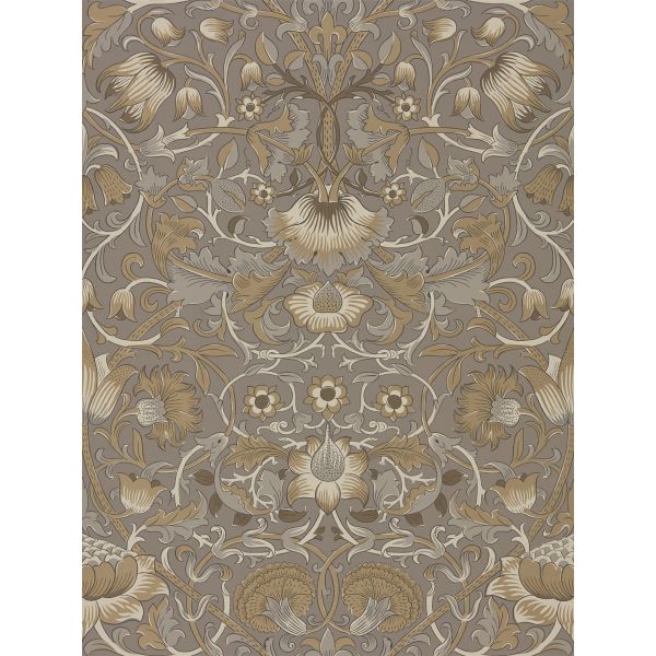 Pure Lodden Wallpaper 216028 by Morris & Co in Taupe Gold