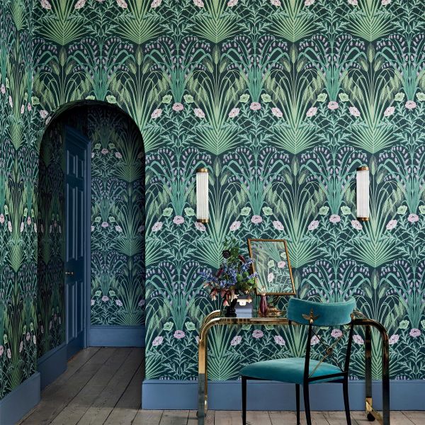 Bluebell Wallpaper 3009 by Cole & Son in Sage Mint Multi