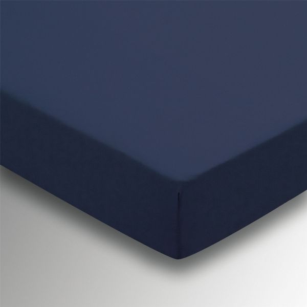 Plain Dye Fitted Sheet by Helena Springfield in Navy Blue