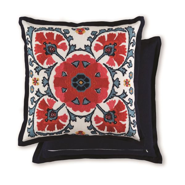 Alexi Cushion by William Yeoward in Rouge
