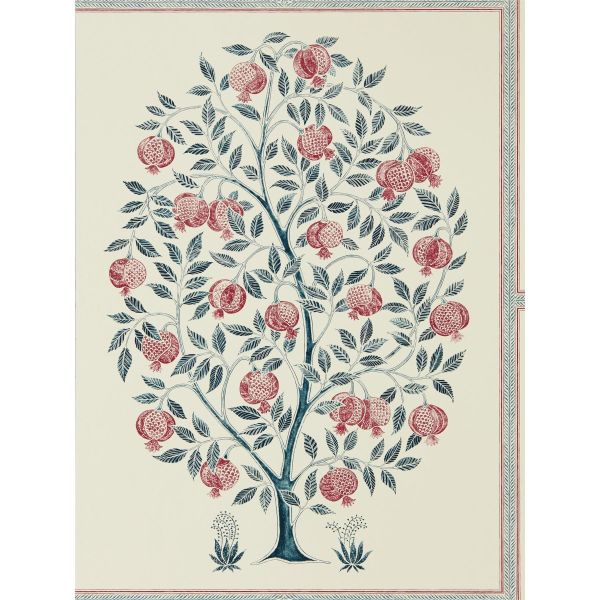 Anaar Tree Wallpaper 216790 by Sanderson in Annato Blueberry