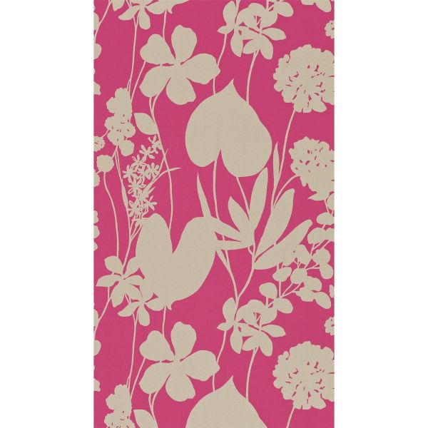 Nalina Floral Wallpaper 111048 by Harlequin in Flamingo Pink