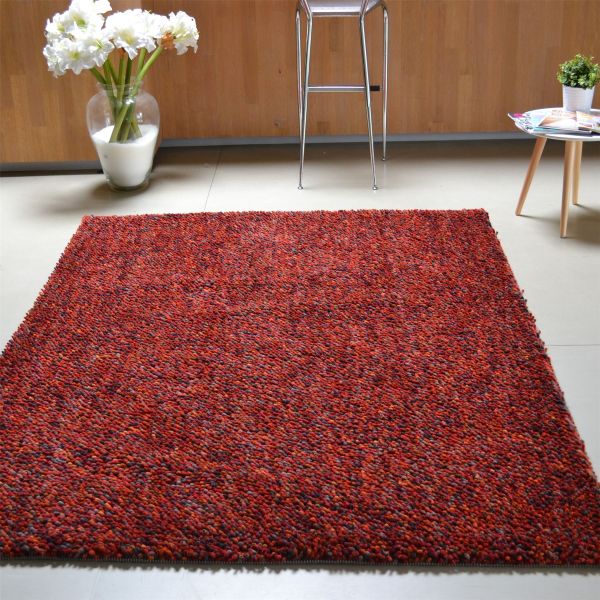 Dots 170503 Shaggy Wool Designer Rugs by Brink and Campman