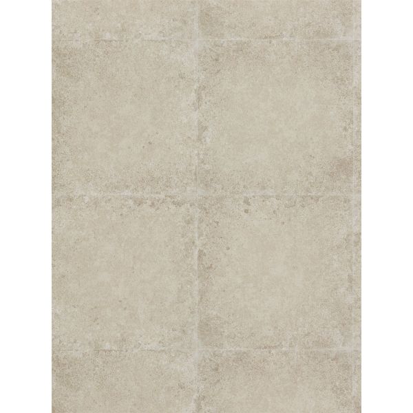 Ashlar Tile Wallpaper 312540 by Zoffany in Limestone Grey