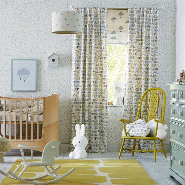Lots Of Dots Wallpaper 111283 by Scion in Hemp Biscuit Maize