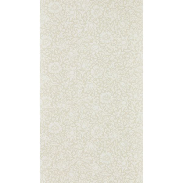Mallow Wallpaper 216676 by Morris & Co in Cream Ivory White