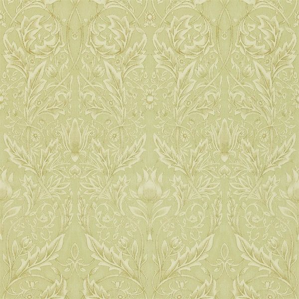 Savernake Wallpaper 210461 by Morris & Co in Pale Loden Green