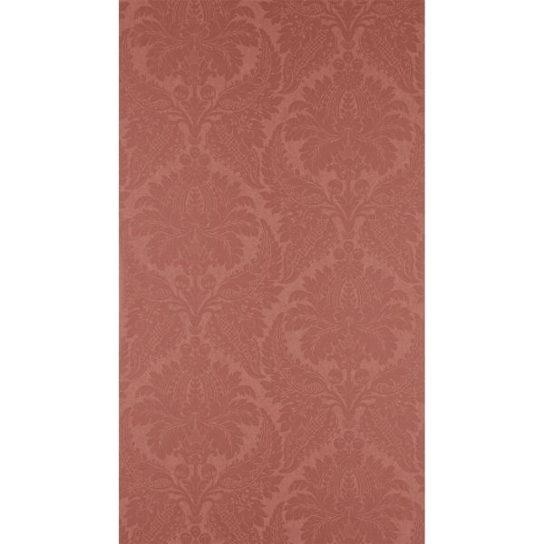 Malmaison Damask Wallpaper 311200 by Zoffany in Faded Rose Red