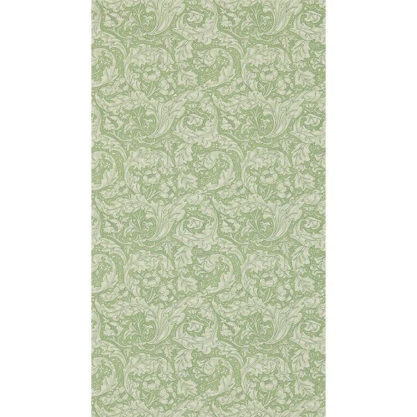 Bachelors Button Wallpaper 214736 by Morris & Co in Thyme Green
