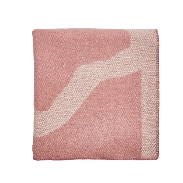 Magnolia Embroidery Flower Throw by Ted Baker in Soft Pink