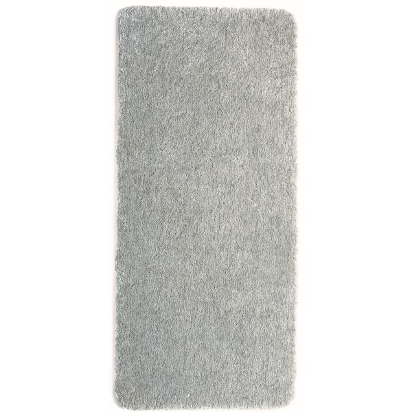 Luxe Tapi Premium Washable Runner Rug in Silver Grey