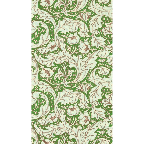 Bachelors Button Wallpaper 217097 by Morris & Co in Leaf Green Sky