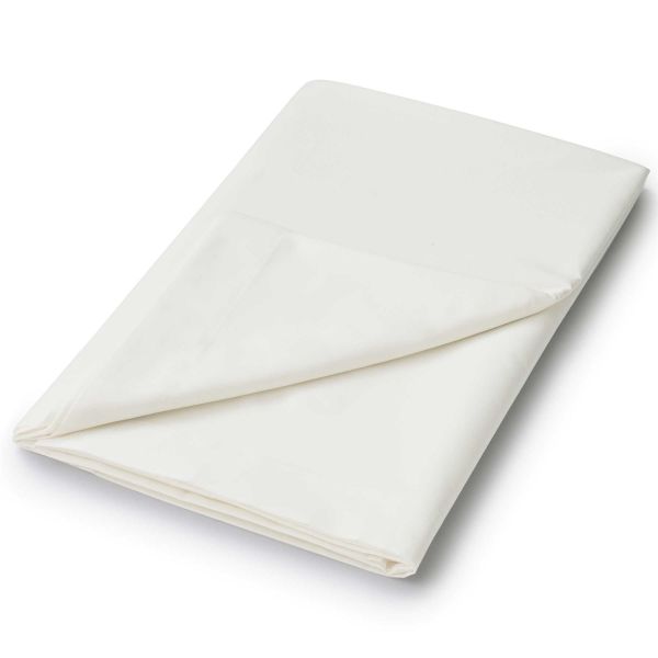 Plain Dye Flat Sheet by Helena Springfield in Ivory White