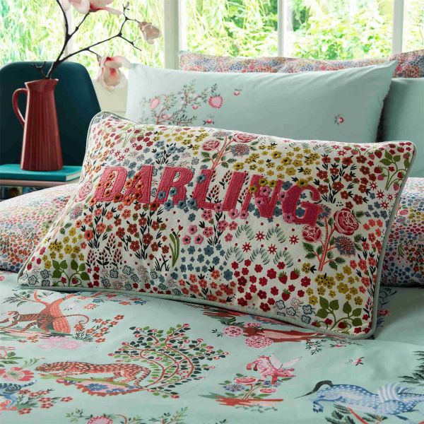 Darling Floral Cotton Cushion by Cath Kidston in Multi