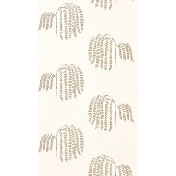 Bay Willow Wallpaper 216271 by Sanderson in Ivory Gold
